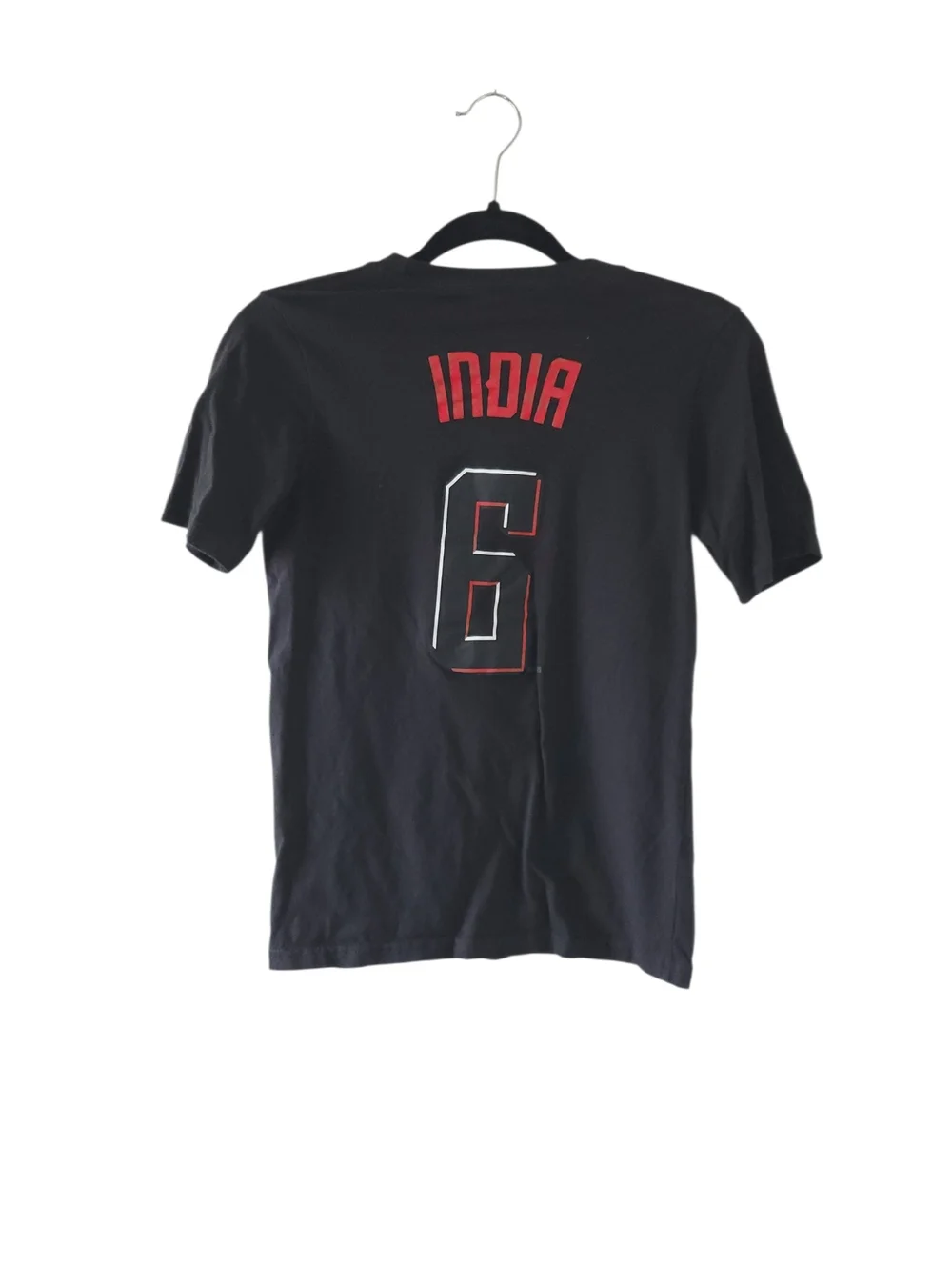 Nike Black 'Cincy' Cincinnati Red Kids Medium Short Sleeve Tee with Red Accents
